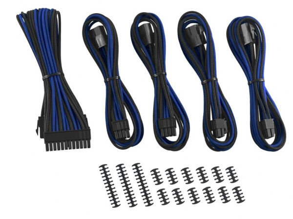 CableMod Classic ModMesh Cable Extension Kit - 8+8 Series - schwarz/blau