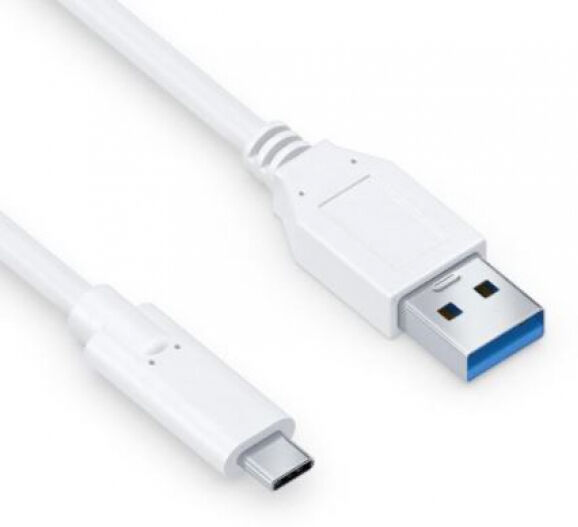 PureLink USB3.1 Gen2 Kabel - USB-A zu USB-C Weiss - 0.5m