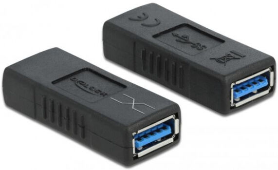 DeLock 66641 - USB 3.0 Adapter Typ-A Buchse zu Typ-A Buchse (gekreuzt)