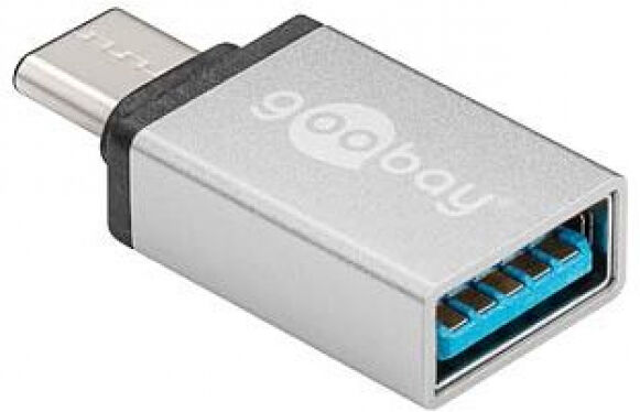 Goobay 56620 - USB C Stecker auf USB 3.0 A Buchse