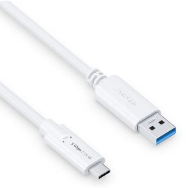 PureLink USB 3.1-Kabel (Gen 1) USB C - USB A Weiss - 1m