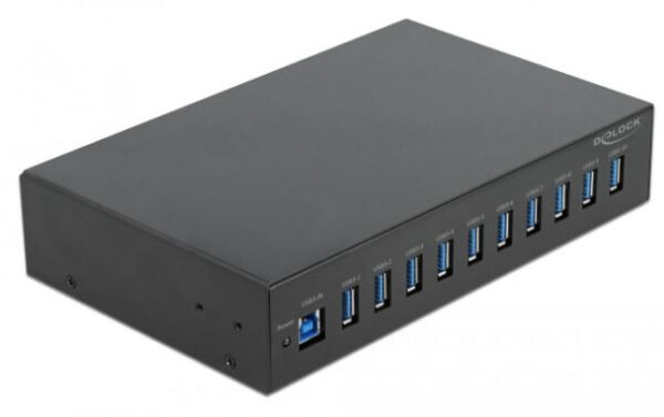 DeLock 64112 - Industrie Hub 10 x USB 3.2 Gen 1 Typ-A