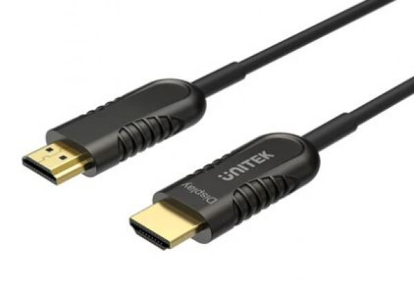 Unitek Y-C1031BK - 4K 60Hz Fiber Optic HDMI 2.0 Cable - 30m