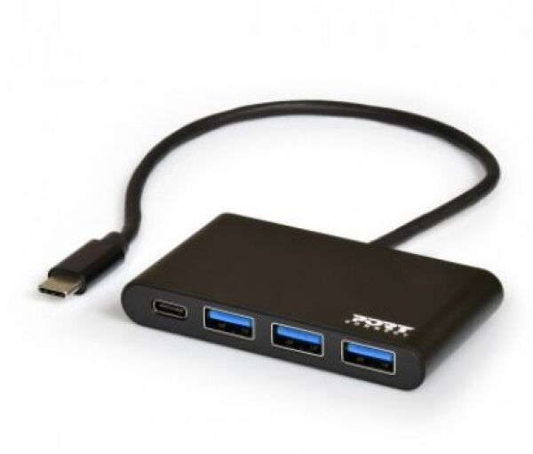 Port Designs 900122 - Schnittstellen-Hub USB 3.2 Gen 1 (3.1 Gen 1) Type-C