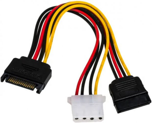 Akyga AK-CA-32 - SATA auf SATA + Molex Stromkabel