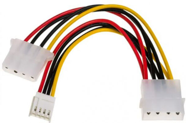 Akyga AK-CA-14 - Molex auf mini-Molex + Molex Stromkabel