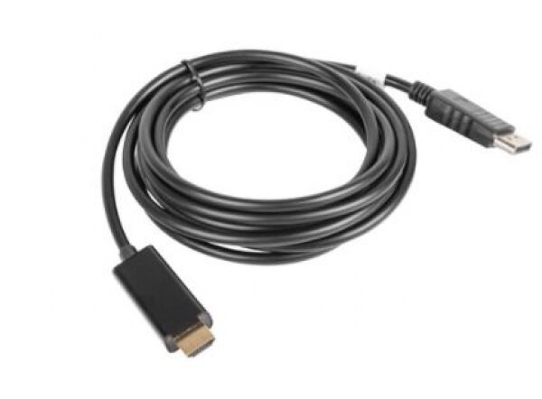 Lanberg CA-DPHD-10CC-0030-BK - Displayport 1.1 auf HDMI Kabel - 3m