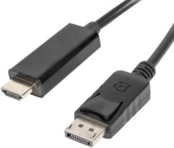 Lanberg CA-DPHD-10CC-0010-BK - Displayport 1.1 auf HDMI Kabel - 1m