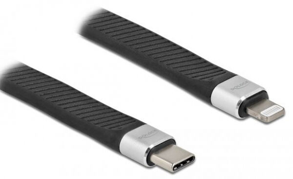 DeLock 86942 - FPC Flachbandkabel USB Type-C zu Lightning für iPhone, iPad und iPod - 13 cm