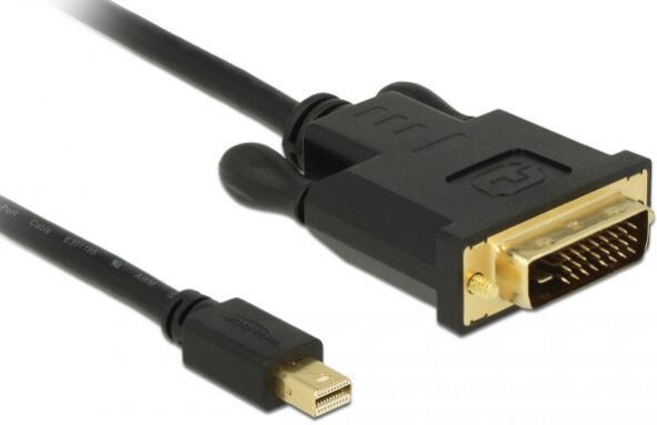 DeLock 83989 - Kabel mini DisplayPort 1.1 Stecker > DVI 24+1 Stecker - 2m