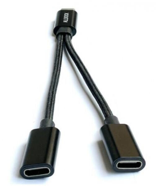 Divers Alldock USB-Kabel Spliter - USB C - 2 x USB C - 0.12 m