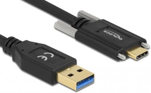 DeLock 84017 - SuperSpeed USB (USB 3.2 Gen 1) Kabel Typ-A Stecker zu USB Type-C Stecker - 1.5 m