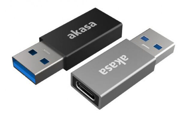 Akasa AK-CBUB61-KT02 - USB Type-A Male to USB Type-C Female Adapter - 2 Stück