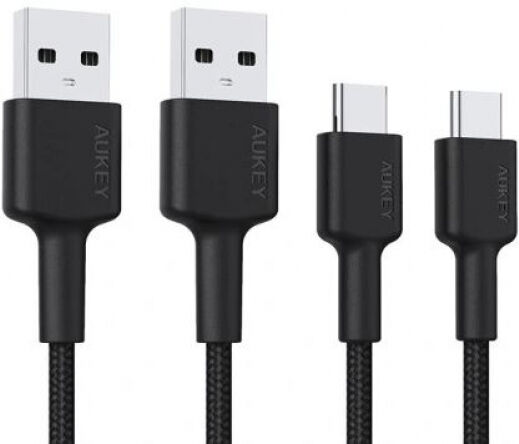 Aukey CB-CMD29 - USB-A zu USB-C 3.2 Gen 1 Kabel - 2er Set - 2m