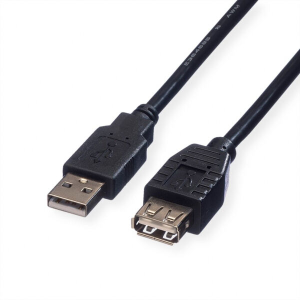 ProLine Digital ProLine - Roline USB 2.0 Kabel, A-A, black, (0.8m)