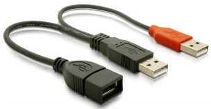 Delock 65306 - USB Daten- und Powerkabel