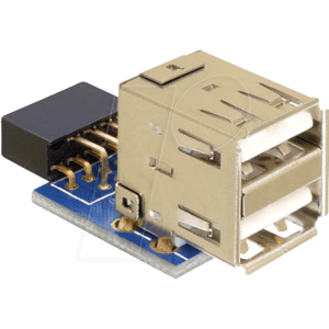 DELOCK 41825 - USB Pinheader Buchse auf 2x USB 2.0 Buchse