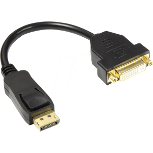 GOOD CONNECTIONS GC DP-AD06 - Adapterkabel, DisplayPort Stecker auf DVI-D 24+5, 0,2 m, schwarz