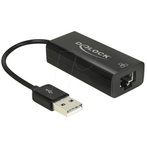 DELOCK 62595 - Netzwerkkarte, USB 2.0, Fast Ethernet, 1x RJ45