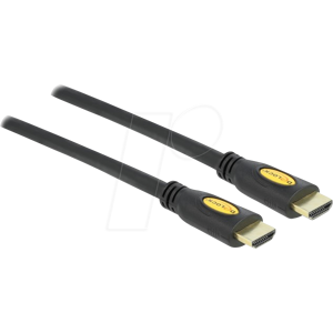 DELOCK 82583 - HDMI High Speed mit Ethernet Kabel, 4K 30 Hz, 2,0 m