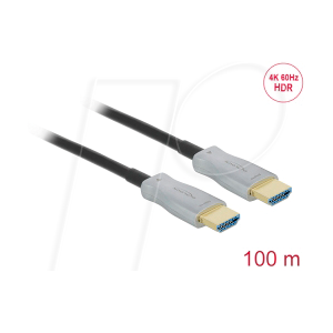 DELOCK 84137 - Aktiv Optisches HDMI Kabel (AOC), 4K 60Hz, 100 m