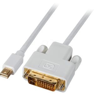 EFB-ELEKTRONIK EFB K5563.1 - Mini DisplayPort 1.2 auf DVI-D Stecker, 1920x1200, 1,0 m