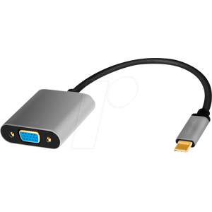 LOGILINK CUA0104 - Adapter USB Type-C  > VGA, 1080p@60 Hz, 0,15 m