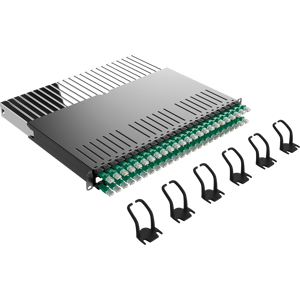 PATCHBOX PB 365 STP GN - Kabelmanagementsystem, 24-Port, Cat.6a STP, grün