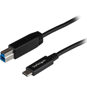 StarTech.com ST USB31CB1M - USB 3.1 Kabel, C Stecker auf B Stecker, 1 m