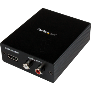 StarTech.com ST VGA2HD2 - Composite/VGA auf HDMI Konverter mit Audio, 1920x1200