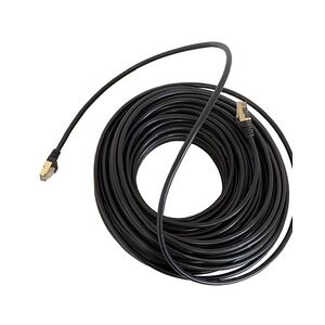 Vago-Tools CAT7 Patchkabel Netzwerkkabel schwarz 2m rund