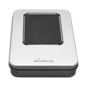 MediaRange USB-Box zur Aufbewahrung von USB Speichersticks Aluminium silber