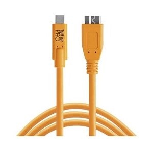 Tether Tools USB-Kabel  USB-C® Stecker, USB-Micro-B 3.0 Stecker 4.60 m Orange  CUC3315-ORG