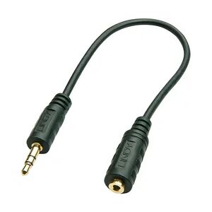 Lindy 35699 Audio-Kabel 20 m 3.5mm 2.5mm Schwarz