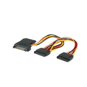 ROLINE Y-Adapterkabel S-ATA / 3x SATA, 0,3 m