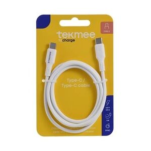 Ladekabel USB-C, Nylon, weiß