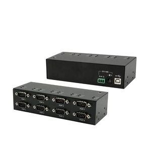 EXSYS EX-13078HM USB 2.0 zu 8 x Seriell RS-232 Ports Metallgehäuse FTDI Chip-Set