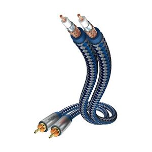 Inakustik 00404007 Audio-Kabel 0,75 m 2 x RCA Blau