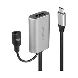 Lindy USB-Kabel USB 3.2 Gen1 (USB 3.0 / USB 3.1 Gen1) USB-C® Stecker, USB-A Buchse 5.00 m Schwarz, G