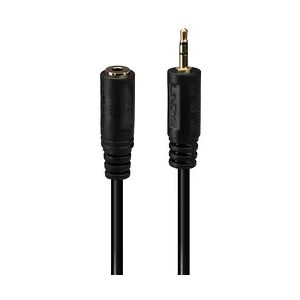 Lindy 35698 Audio-Kabel 0,2 m 2.5mm 3.5mm Schwarz