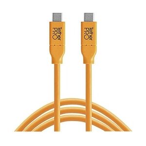 Tether Tools USB-Kabel  USB-C® Stecker, USB-C® Stecker 4.60 m Orange  CUC15-ORG