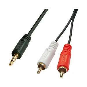 Lindy 35685 Audio-Kabel 10 m 2 x RCA 3.5mm Schwarz