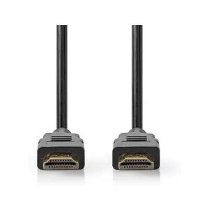 Nedis Ultra High Speed ​​HDMI  -Kabel - HDMI Stecker - HDMI Stecker - 8K@60Hz - 48 Gbps - 1.00 m - Rund - 6.0 mm - Schwarz - Plastikbeutel Nedis