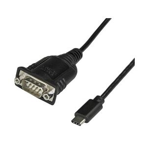 StarTech.com USB to RS232 DB9 Serial Adapter Cable M/M Kabel / seriell bis USB-C M 40 cm Daumenschrauben