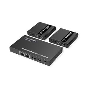 VALUE HDMI Splitter 3fach, mit Verlängerung (2x) über TP, bis 40 m