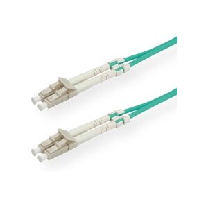 ROLINE LWL-Kabel 50/125μm OM3, LC/LC, türkis, 20 m