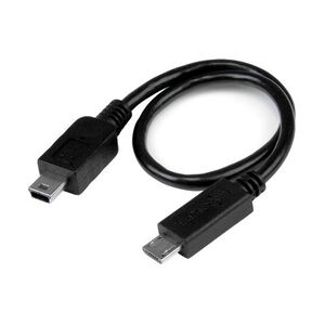StarTech.com USB OTG Kabel Micro auf Mini St/St 20cm Adapterkabel
