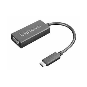 Lenovo Videoadapter,USB-C zu VGA,schwarz