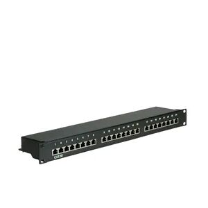 VALUE Kat.5e (Class D) 19-Patchpanel, 24P, geschirmt, schwarz