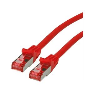 ROLINE Patchkabel Kat.6 S/FTP (PiMF), Component Level, LSOH, rot, 0,3 m